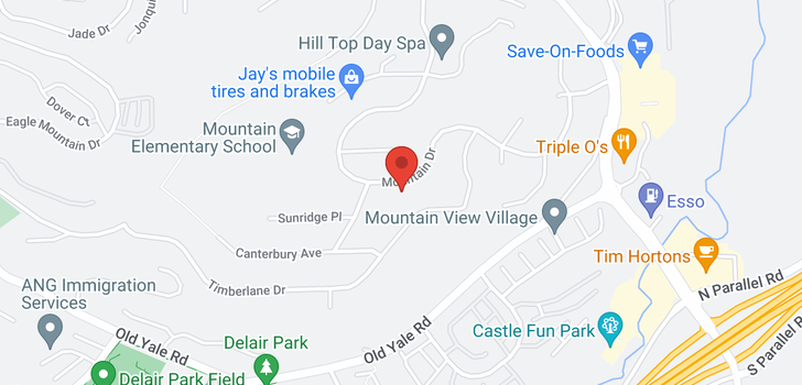 map of 2276 MOUNTAIN DRIVE